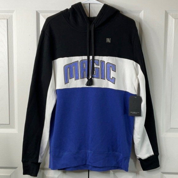 JUNK FOOD CLOTHING NBA ORLANDO MAGIC COLORBLOCK HOODIE MEN'S SIZE M - Picture 2 of 10